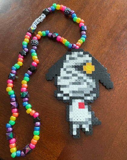Lucky perler necklace